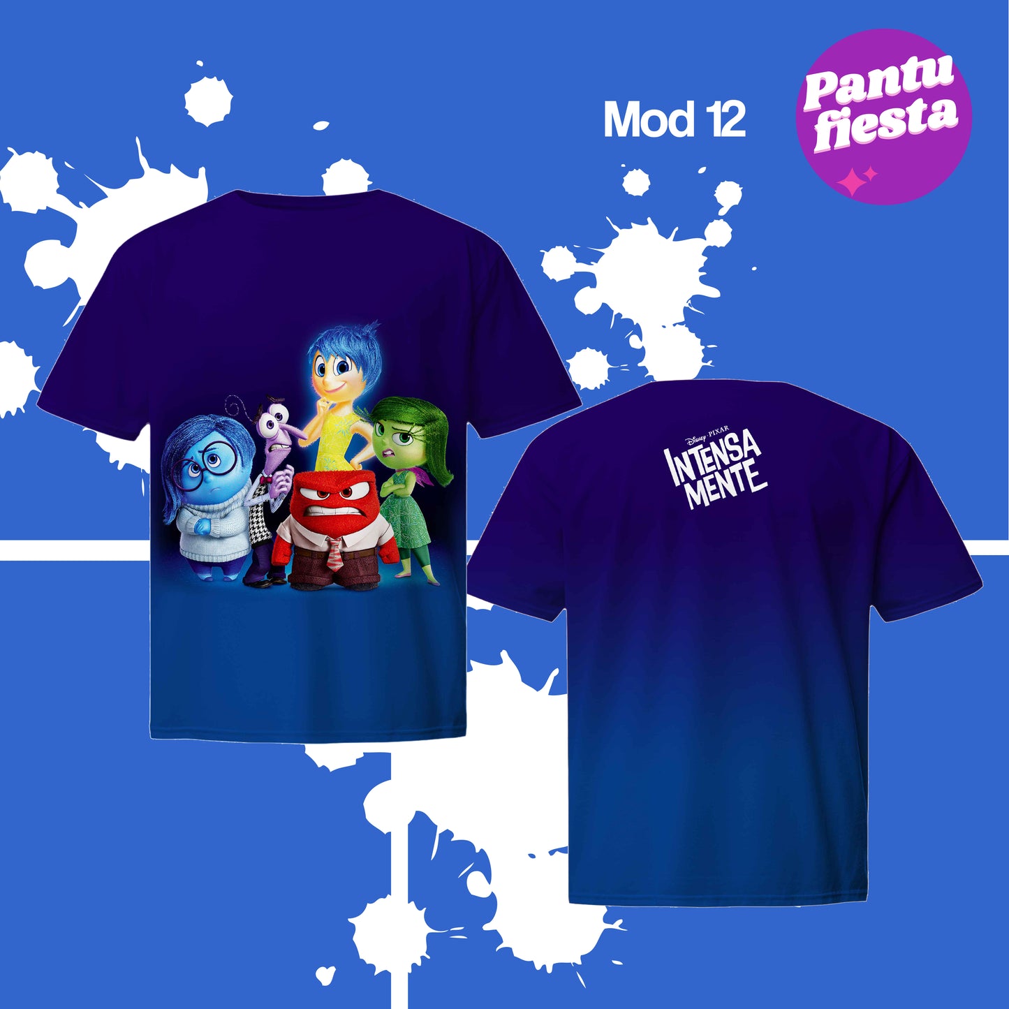 Playera Intensamente