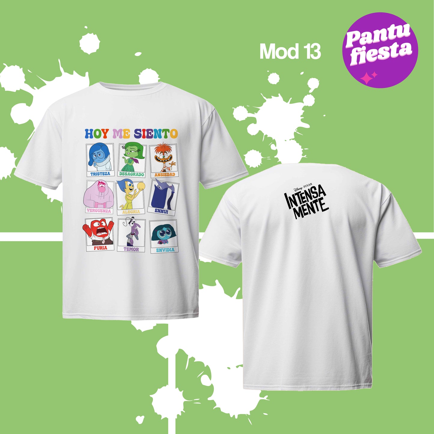 Playera Intensamente