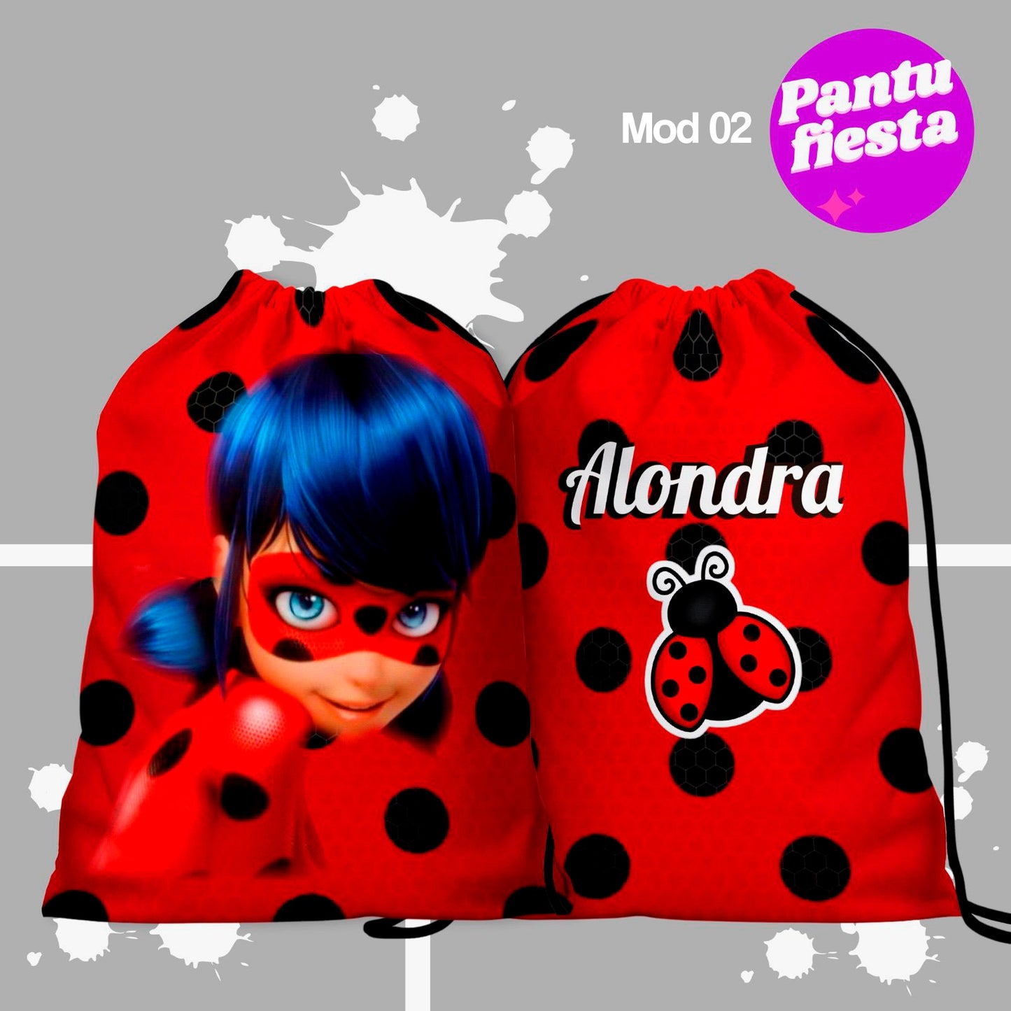 Bolo Dulcero Morralito Lady Bug