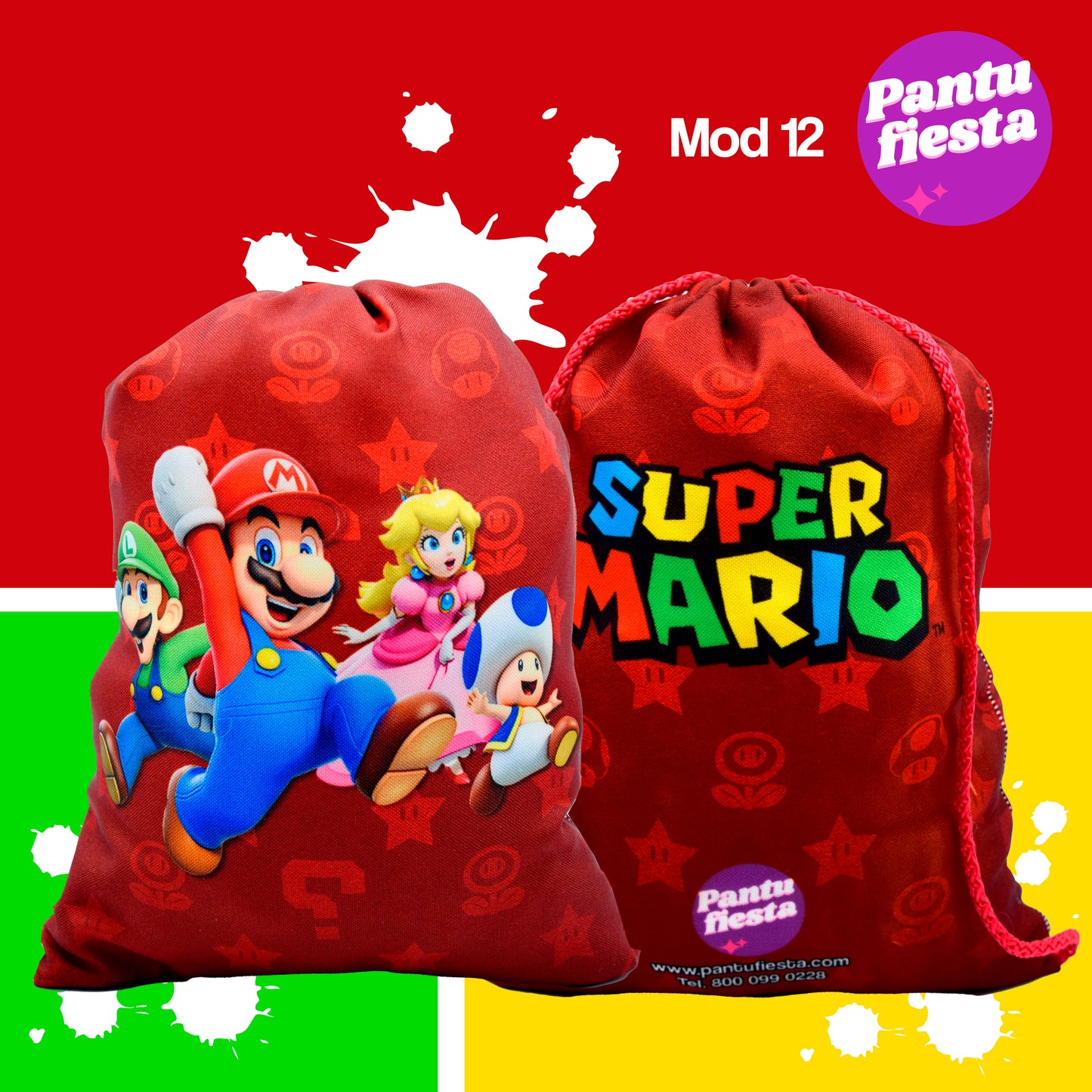 Bolo Dulcero Morralito Mario Bros