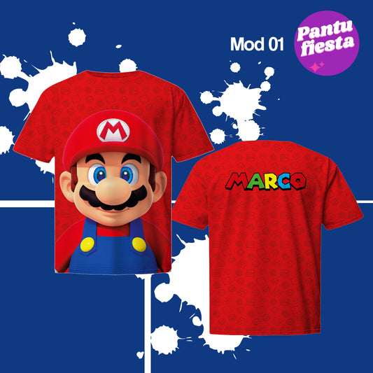 Playera Mario Bros