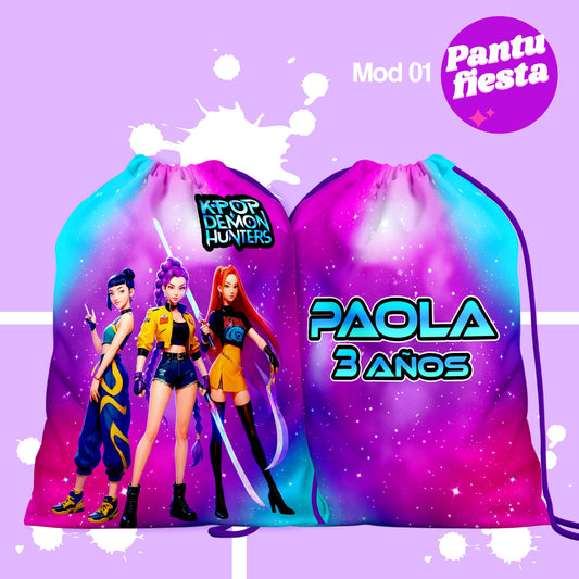 Bolo Dulcero Morralito Guerreras Kpop Huntrix