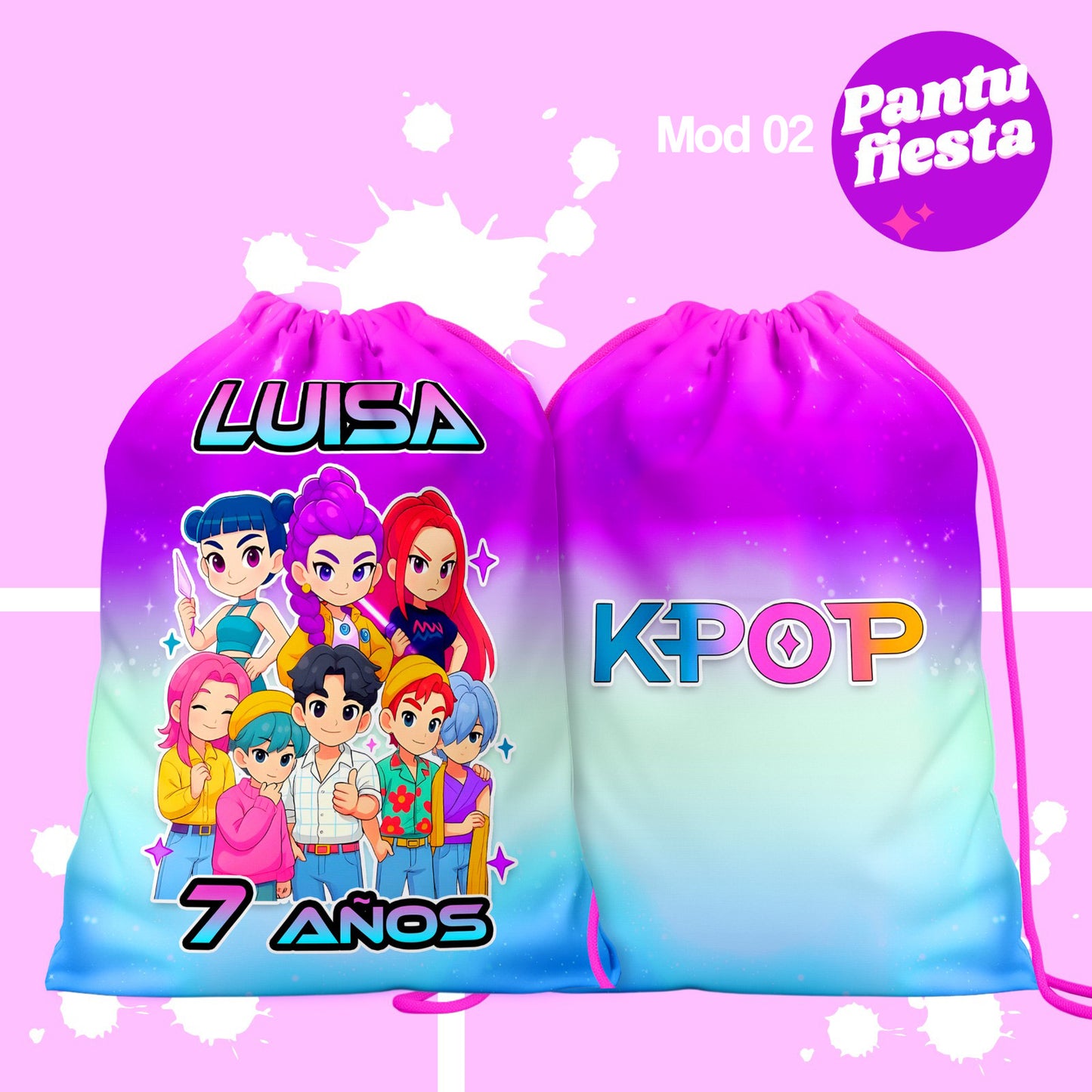 Bolo Dulcero Morralito Guerreras Kpop Huntrix