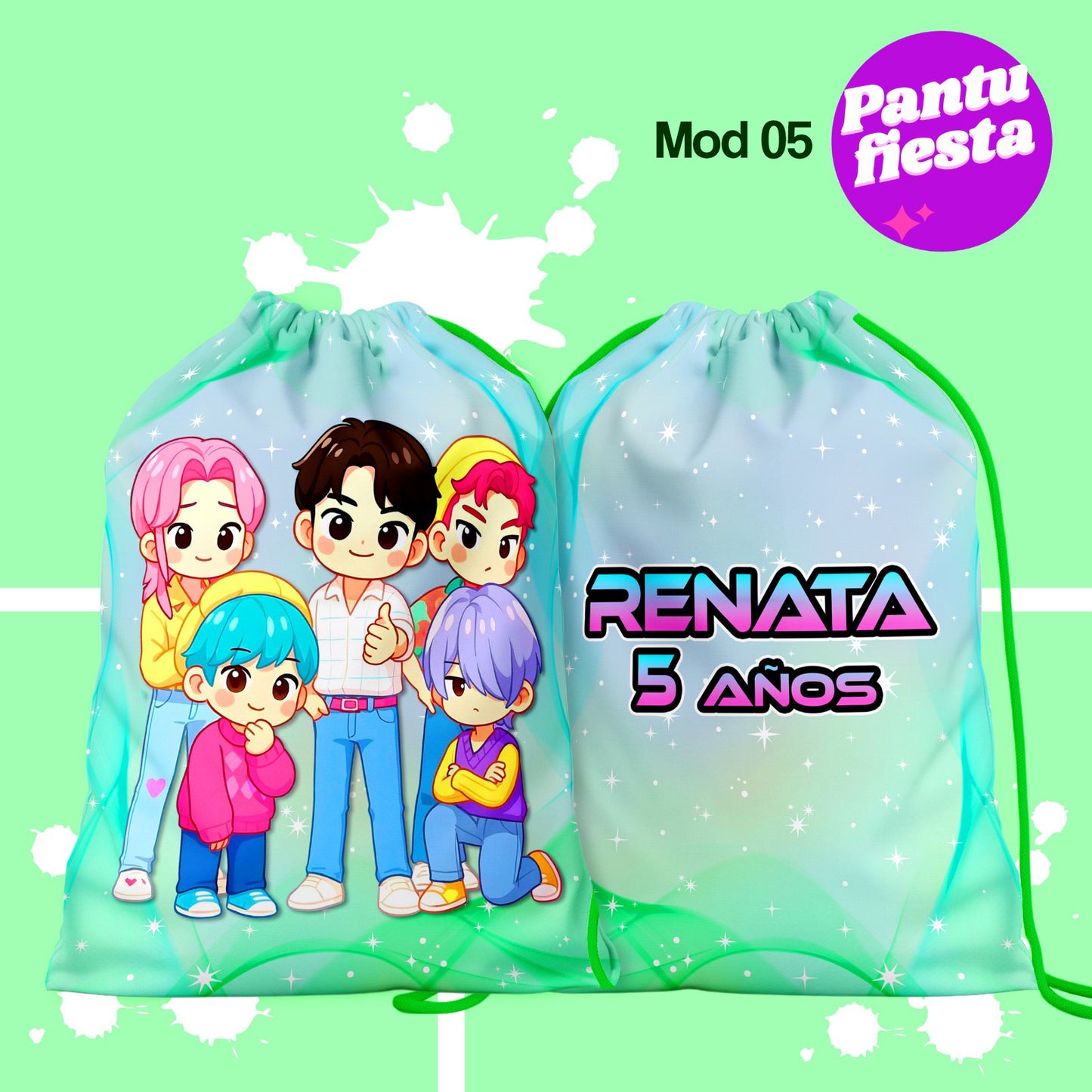 Bolo Dulcero Morralito Guerreras Kpop Huntrix