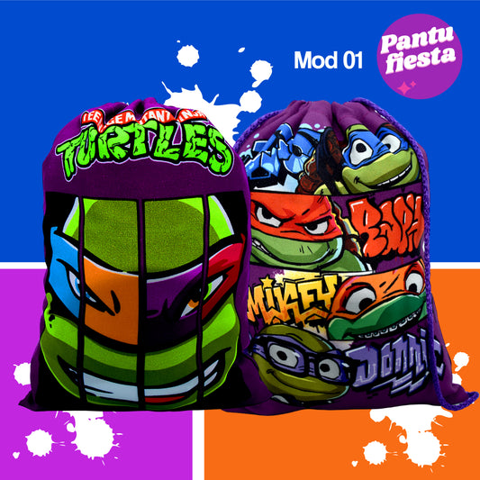 Bolo Dulcero Morralito Tortugas Ninja