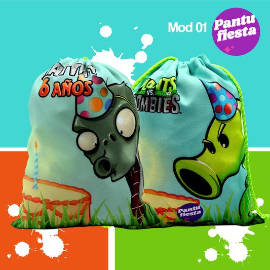 Bolo Dulcero Morralito Plantas Vs Zombies