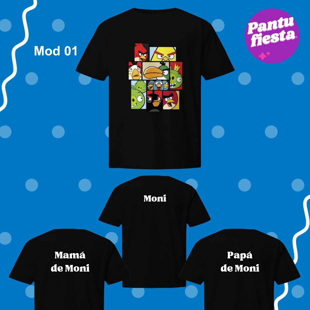 Playera Angry Birds