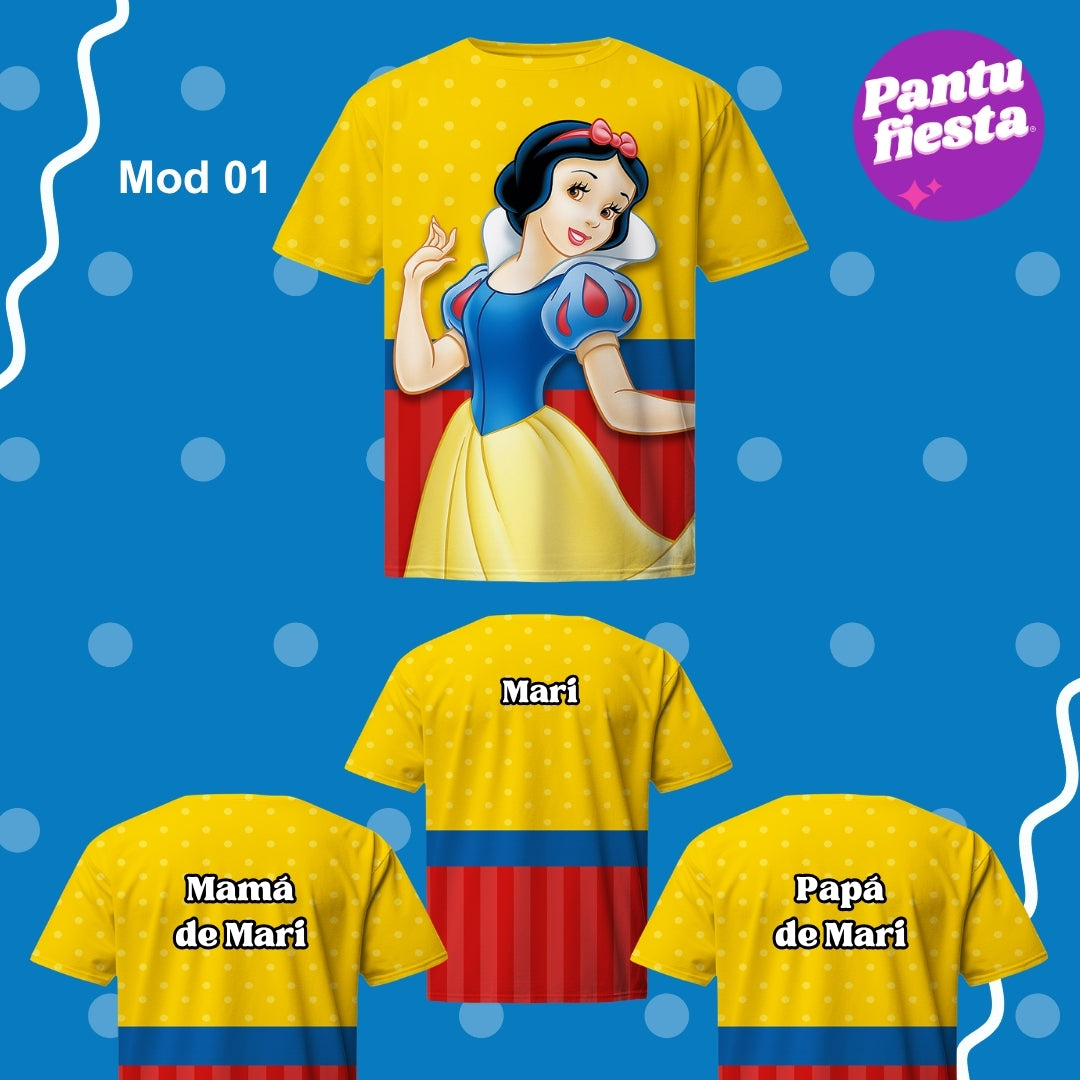Playera Blancanieves