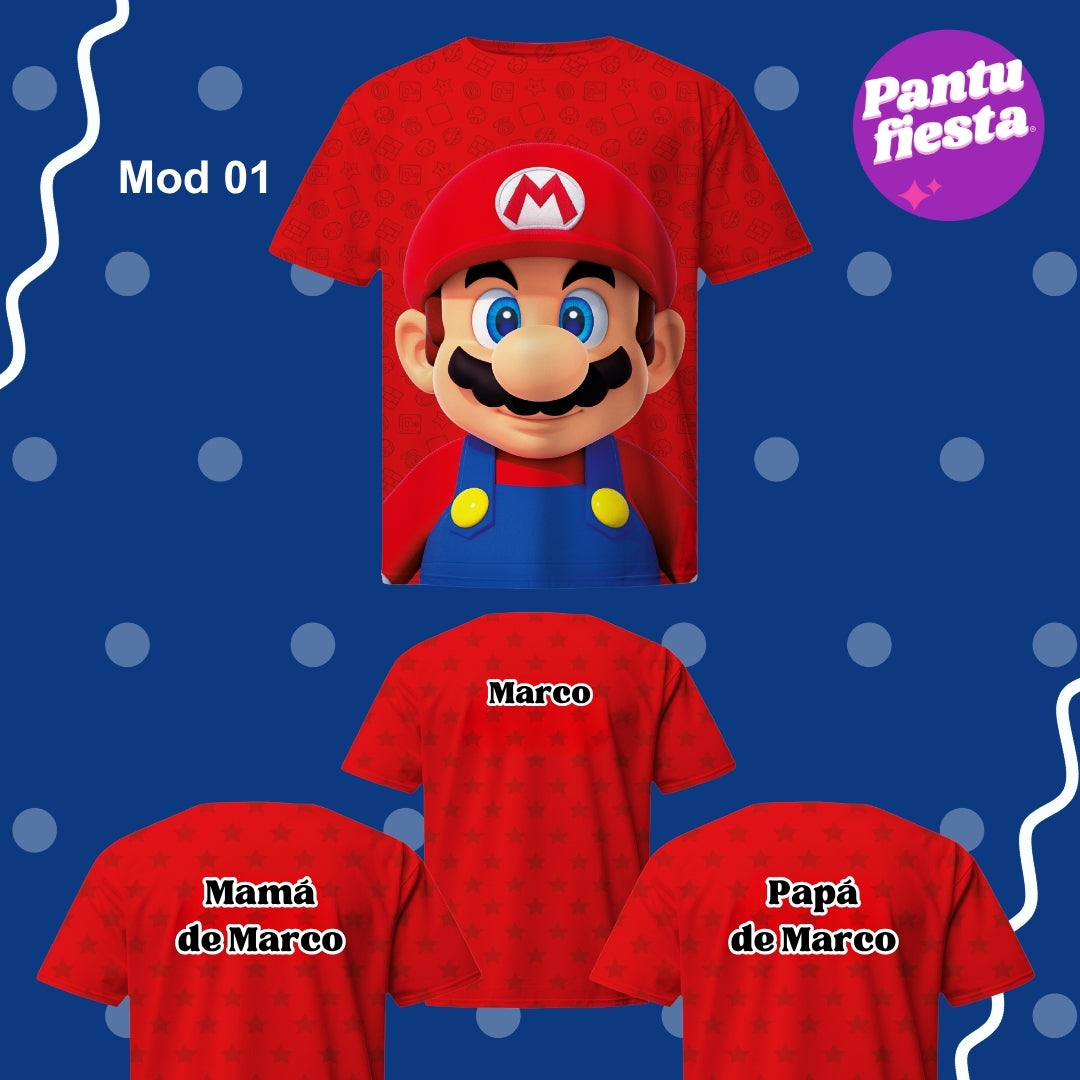 Playera Mario Bros