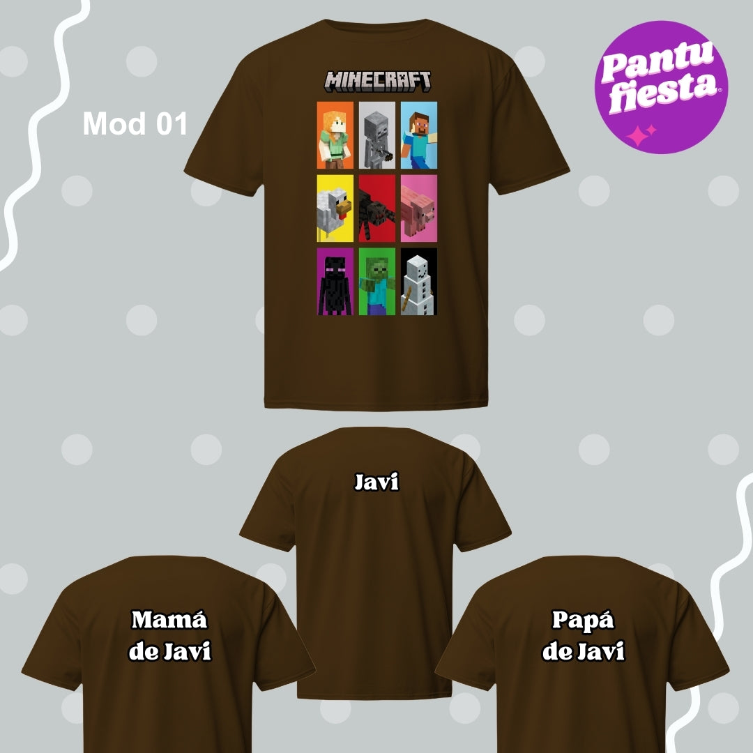 Playera Minecraft