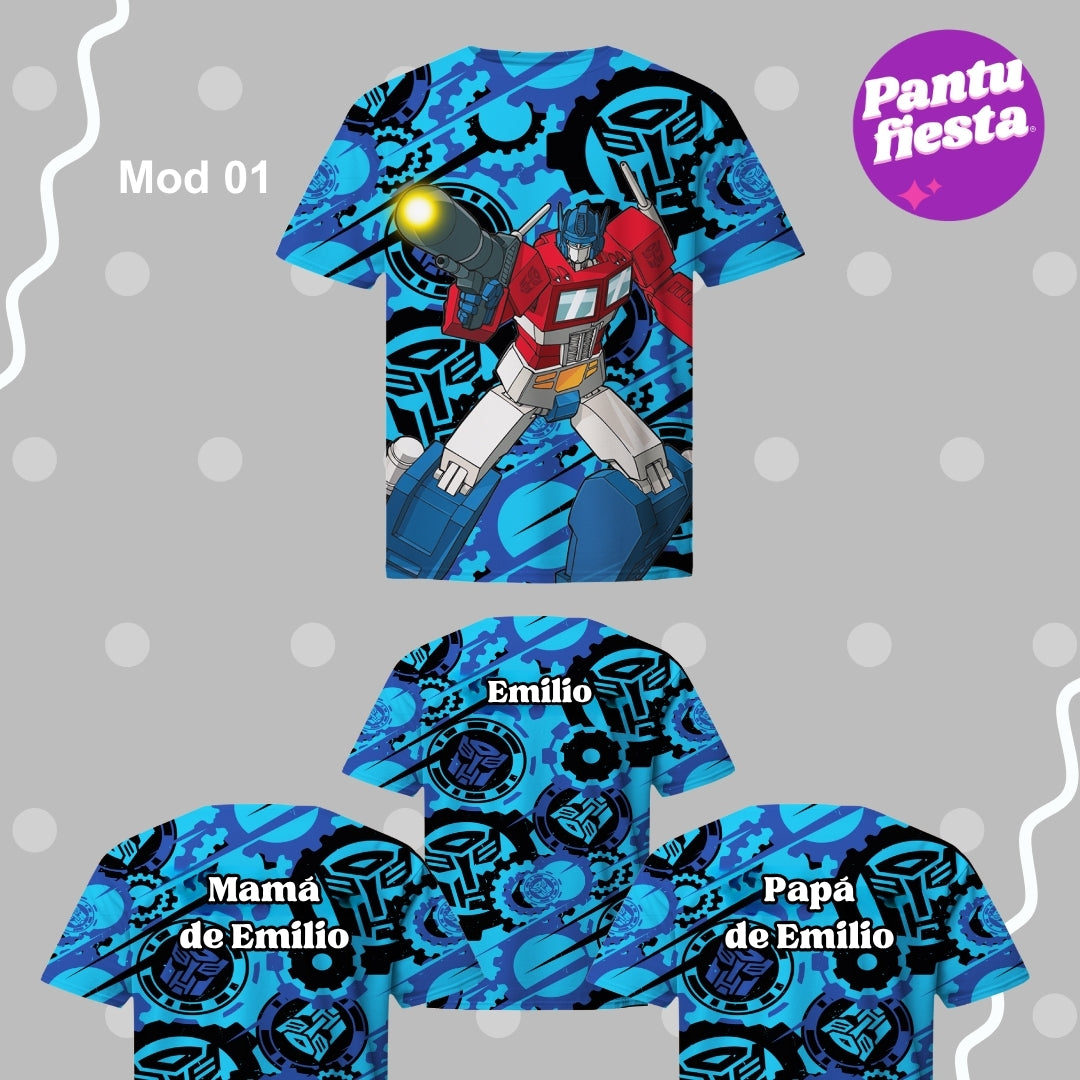 Playera Transformers