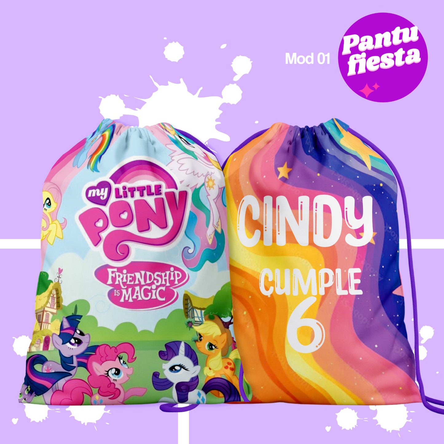 Bolo Dulcero Morralito My Little Pony