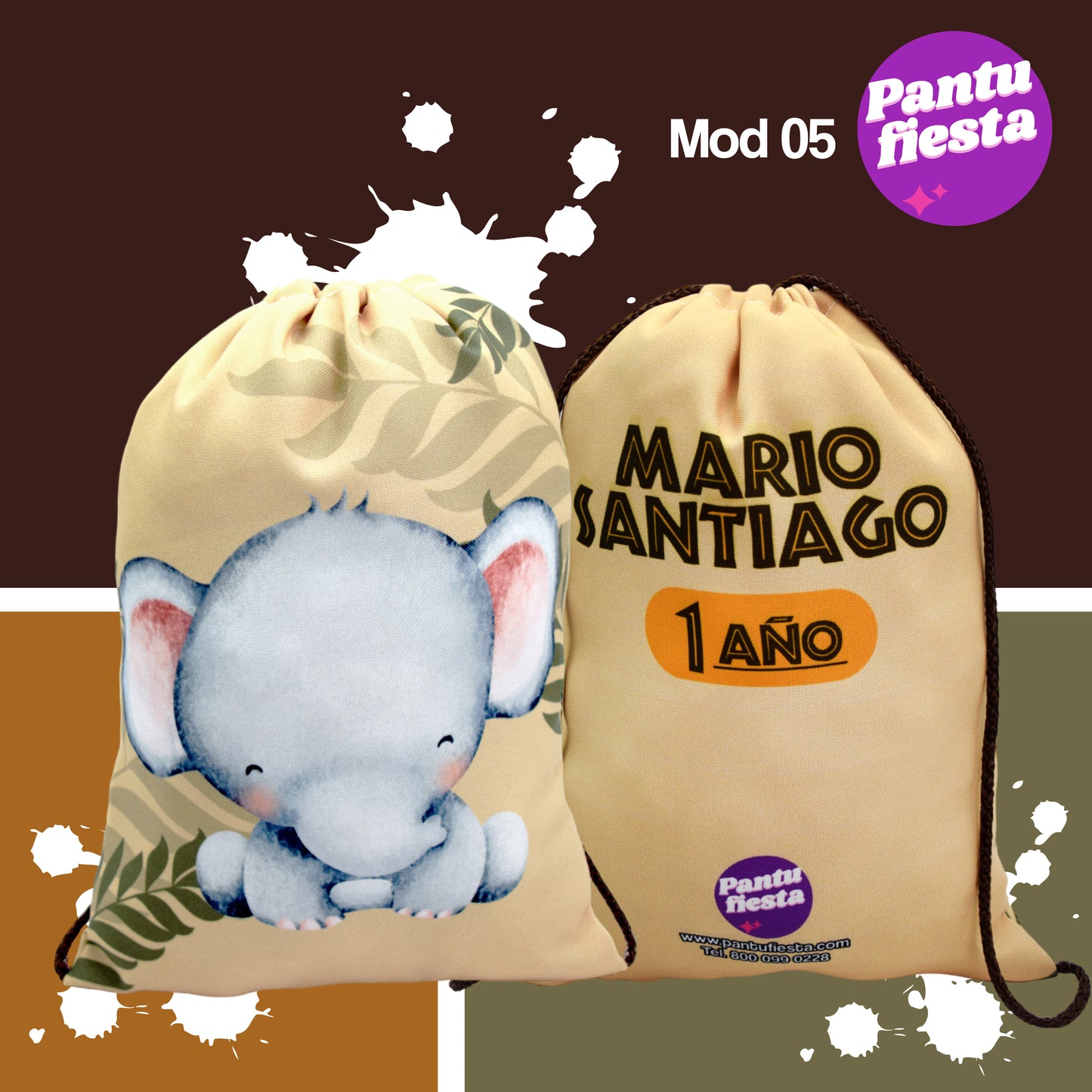 Bolo Dulcero Morralito Safari