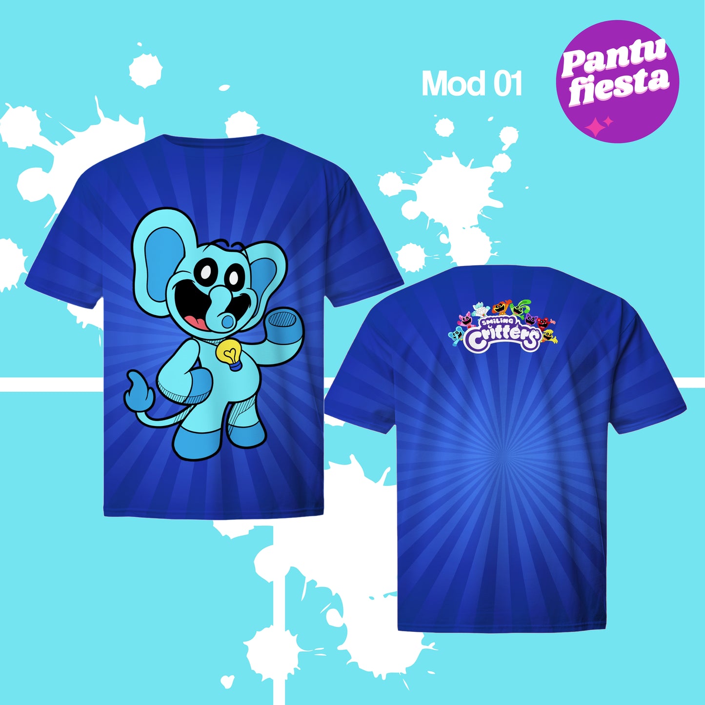 Playera Smiling Critters