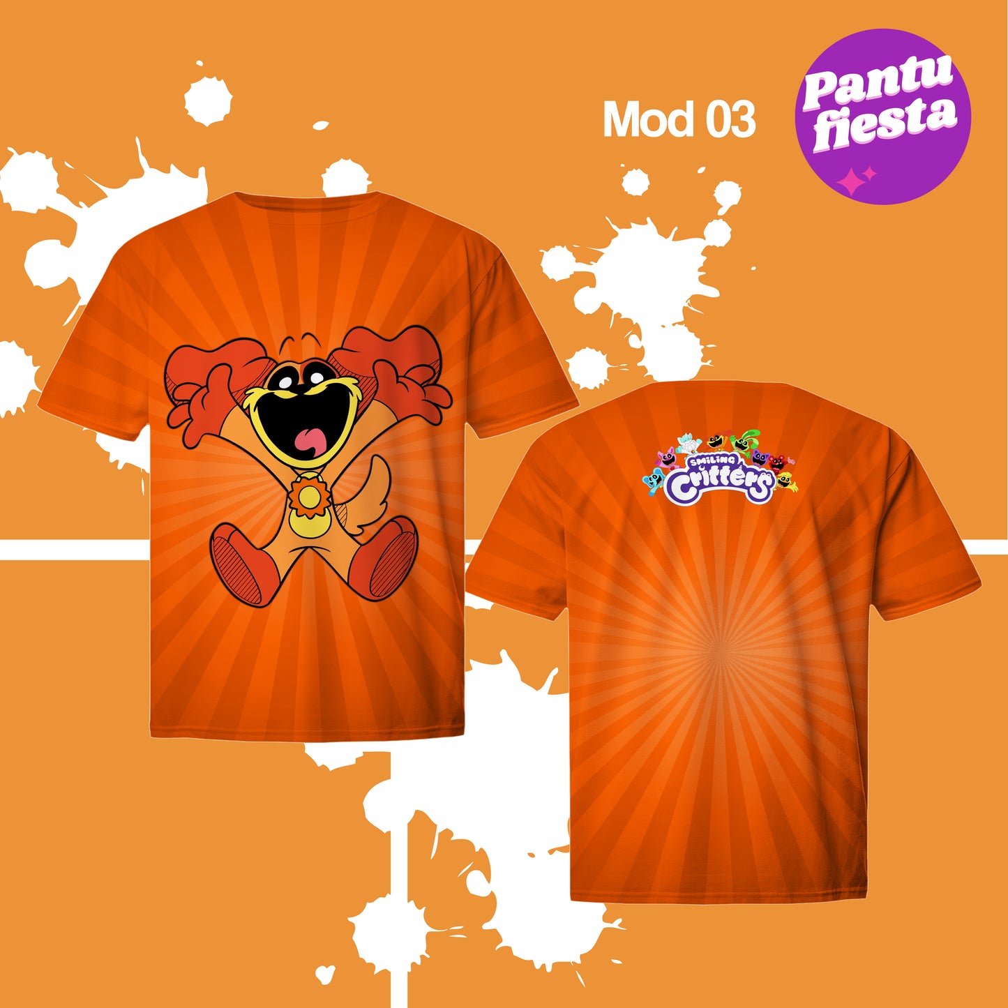 Playera Smiling Critters