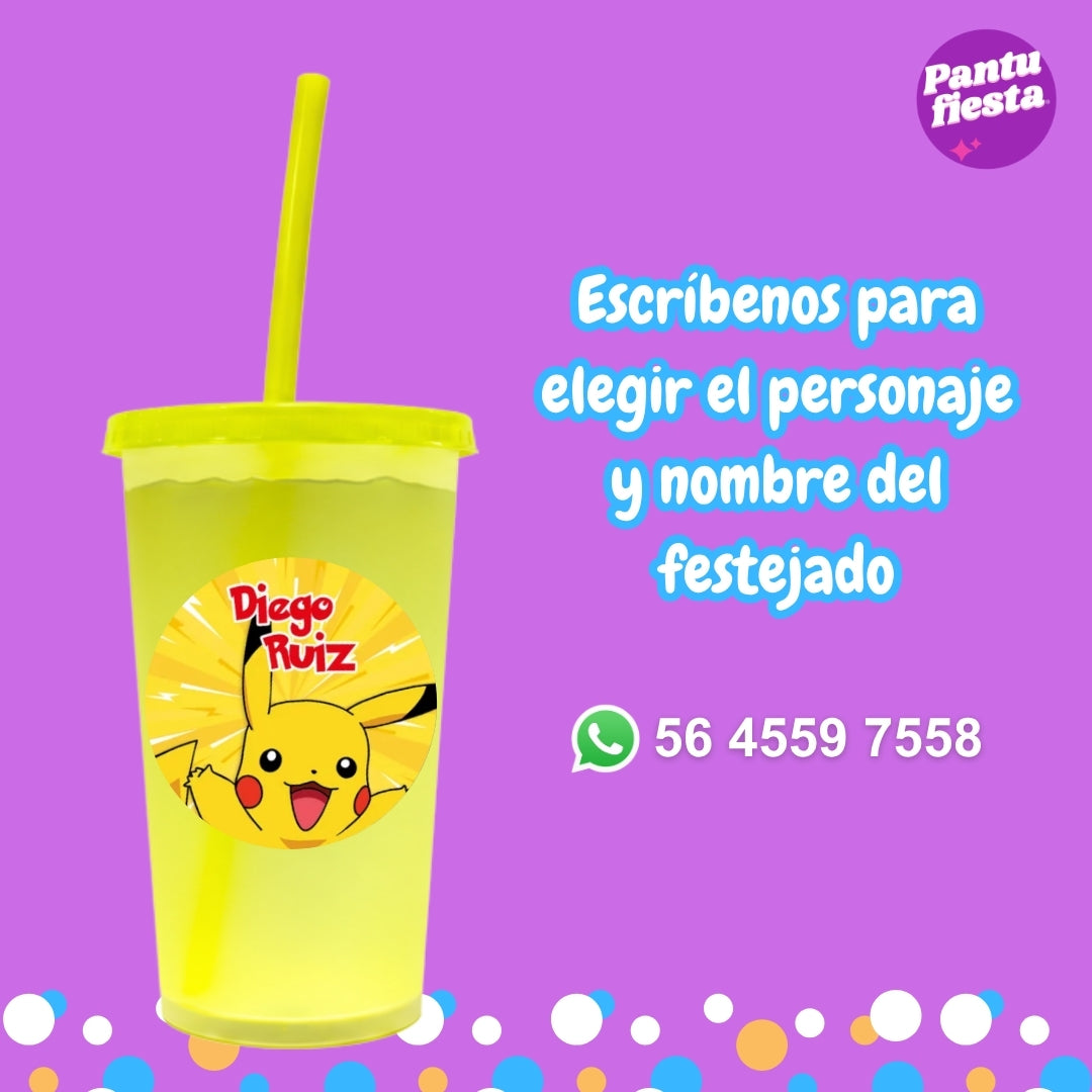 Vaso mágico amarillo