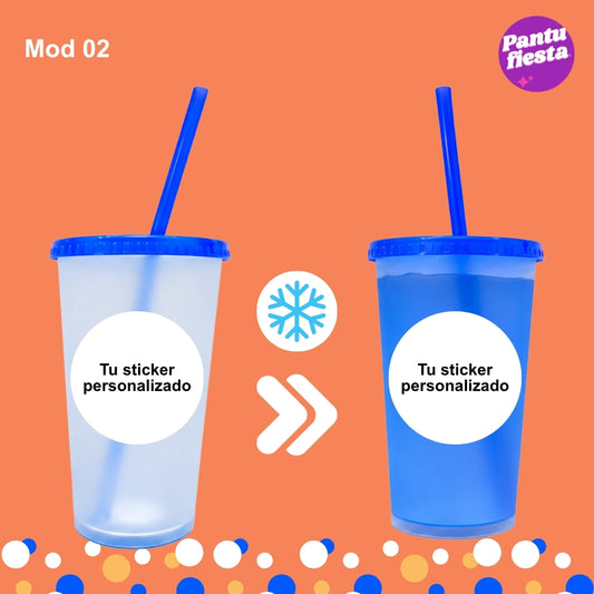 Vaso mágico azul