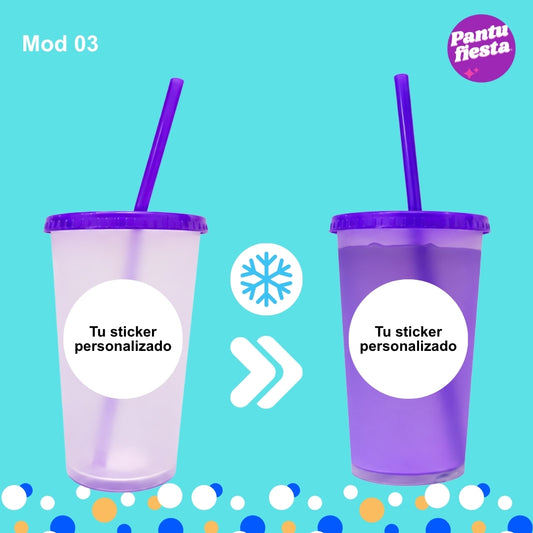Vaso mágico morado