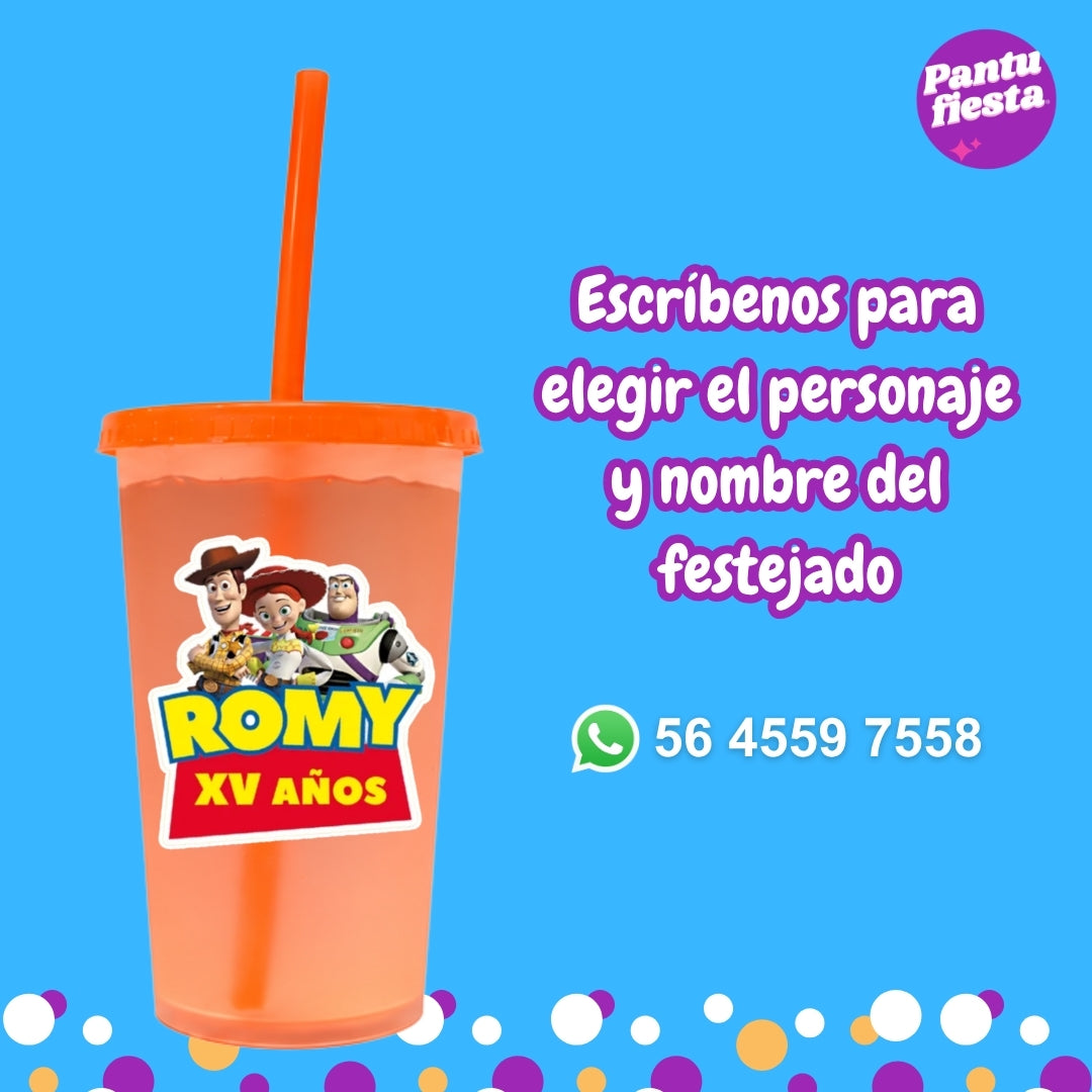 Vaso mágico naranja