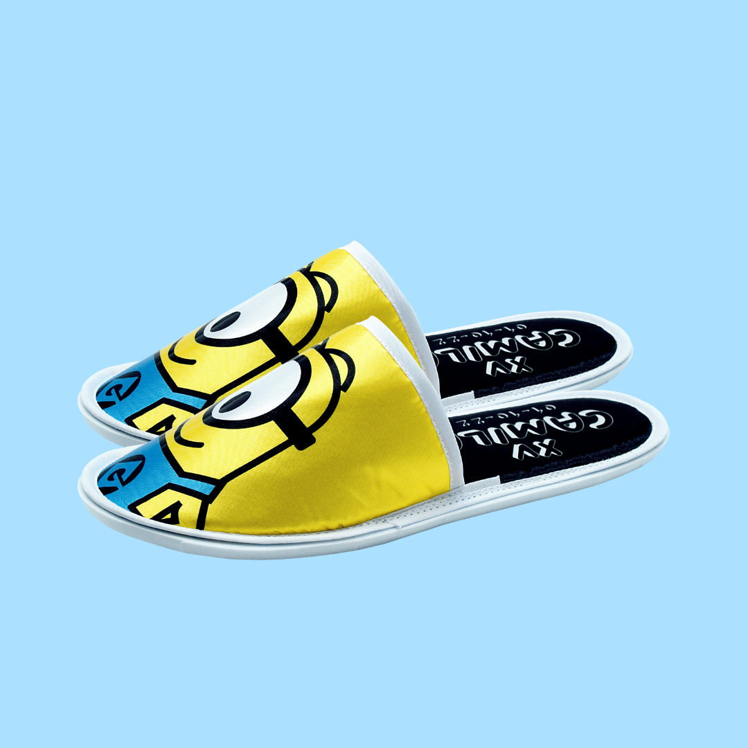 Pantuflas XV tapa amarilla minion