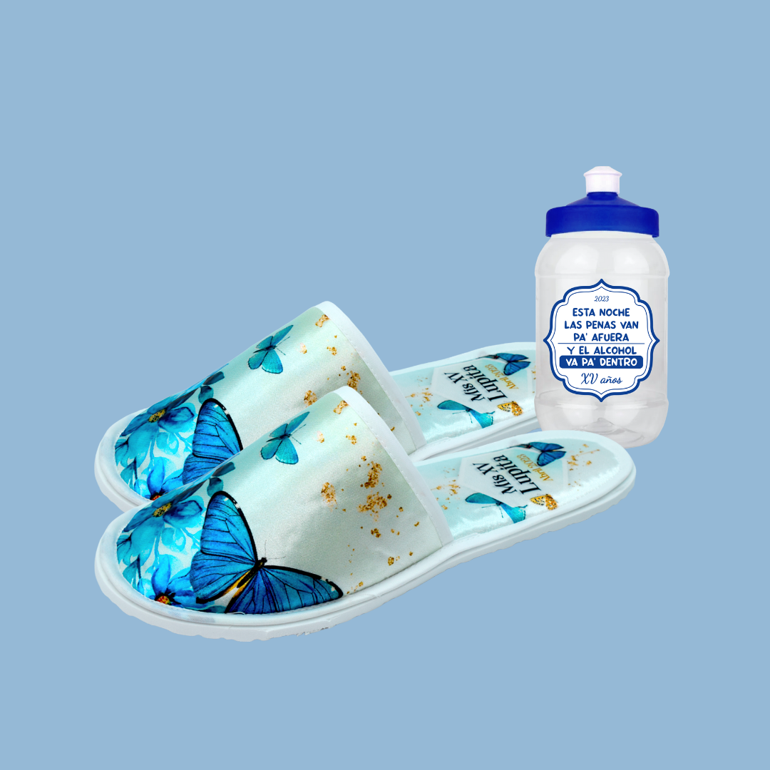 Kit PC mariposas azules